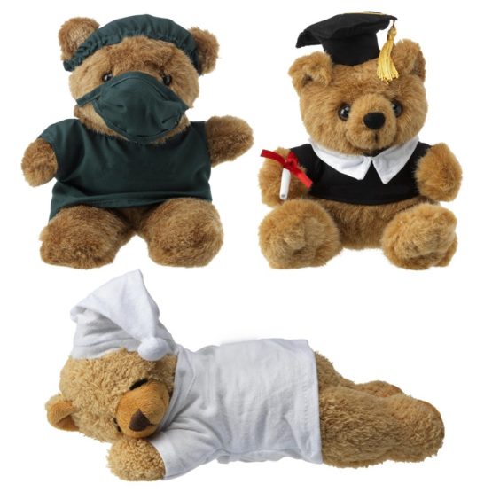eBuyGB Plush Teddy Bear Soft Cute Toy Gift, Brown, 9" - Image 2