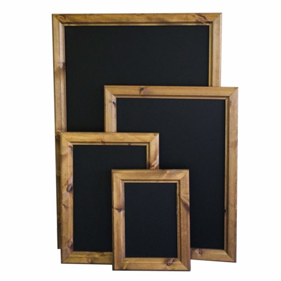 Chalkboards UK WC353 Premium Framed Chalkboard/Blackboard, Wood, Dark Oak, 51.5 x 39.5 x 3 cm - Image 4