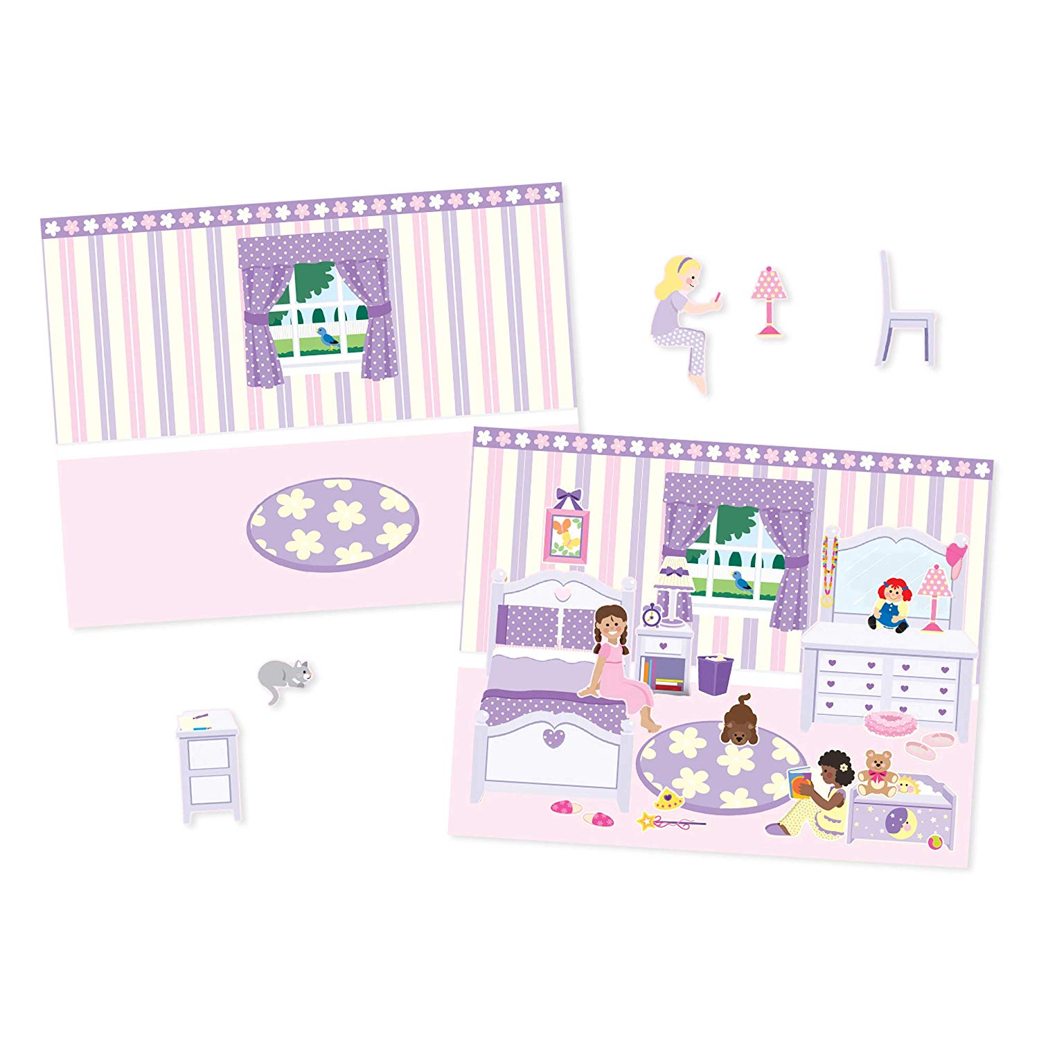 Melissa & Doug Reusable Sticker Books for 3+ Year Olds, Play House Sticker Book, Plane Activities Toddlers - Image 4