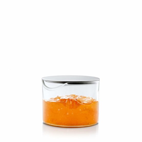 blomus BASIC Condiment glass with stainless steel lid, 6.5 cm
