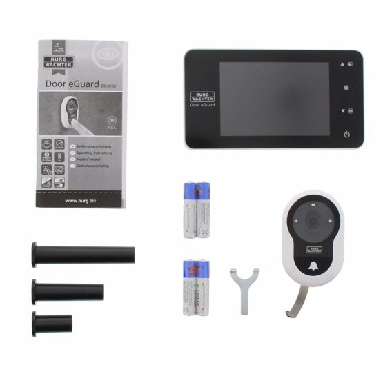 Burg-Wächter Door eGuard Electronic Door Spy, white, 37370 - Image 3