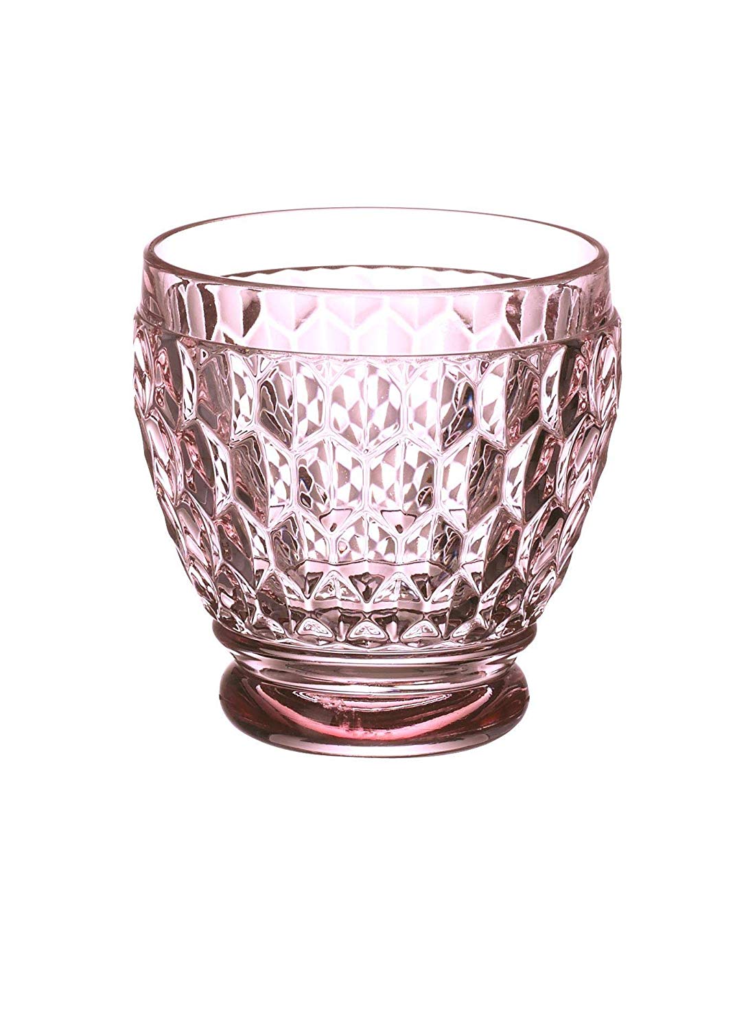 Villeroy & Boch Boston Coloured Shot Tumbler, Crystal, Rose, Pink, Shot glass