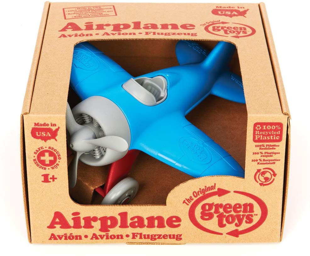 Green Toys Airplane, Blue - Image 3