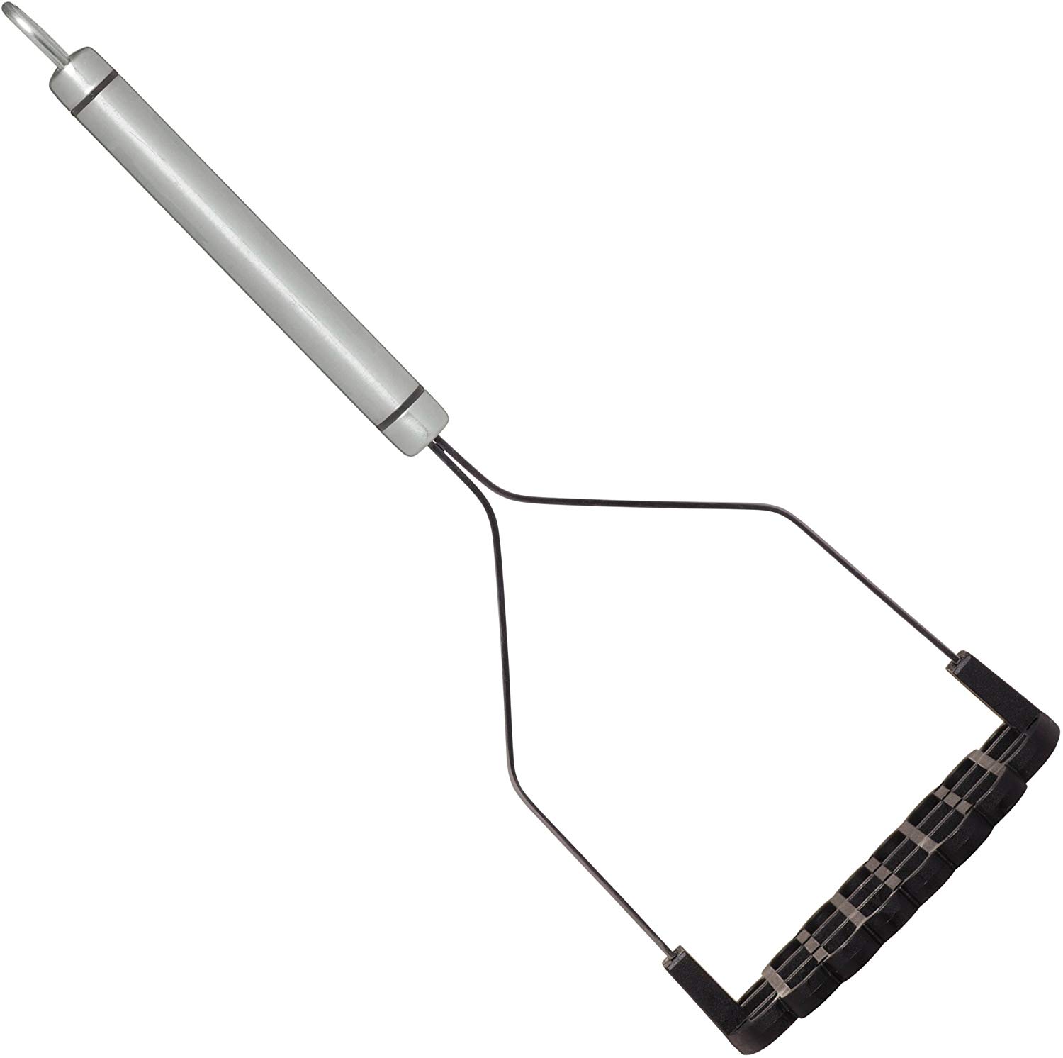 KitchenCraft Professional Nylon Potato Masher with Stainless Steel Handle, 28 cm (11"), Silver, 7.3 x 9.80 x 27.8 cm