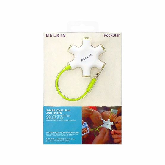 Belkin MixIt Rockstar Multi 5-Way Splitter for Headphone, Compatible with iPhone 11, 11 Pro, 11 Pro Max, XS Max, XS, XR, X, SE, 8/8 Plus, Devices From Samsung, LG, Sony, Google and More White - Image 3
