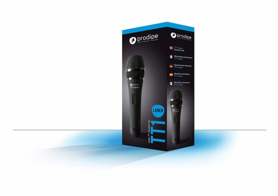 Prodipe TT1 Dynamic Vocal Mic with Switch Black