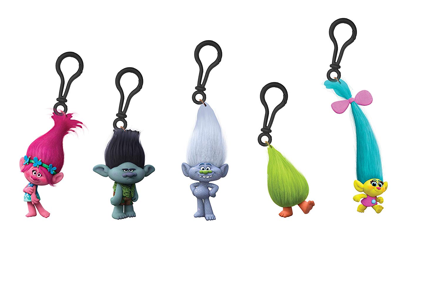 Joy Toy 67687-24 Trolls 3D PVC Clip (Design may vary), Multicolor, 20 x 28 x 9 Zentimeter - Image 2