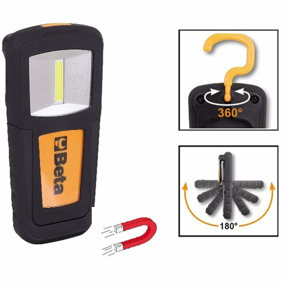 Beta 18380010 Model 1838 COB Rechageable Inspection Led Lamp with Unltra-Brightness Led, Lithium Polymer Battery - Image 2