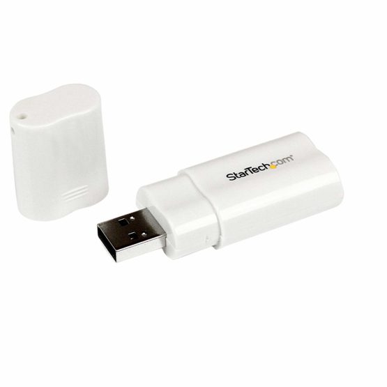 StarTech USB to Stereo Audio Adapter Converter - USB stereo Adapter - USB External sound Card - Laptop sound Card (ICUSBAUDIO)