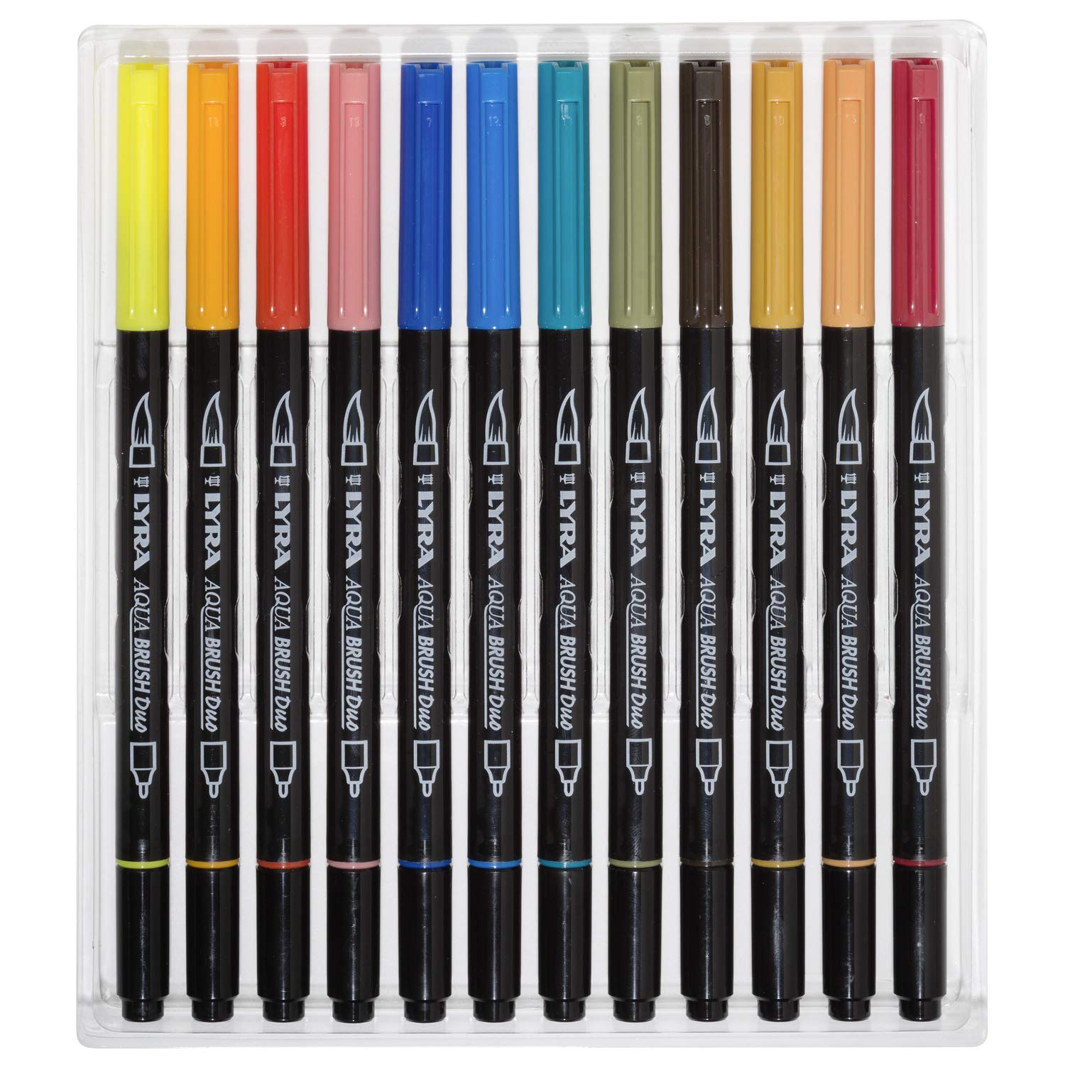 LYRA Aqua Brush Duo 24 Box , UDLB24, 24 count (Pack of 1) - Image 2