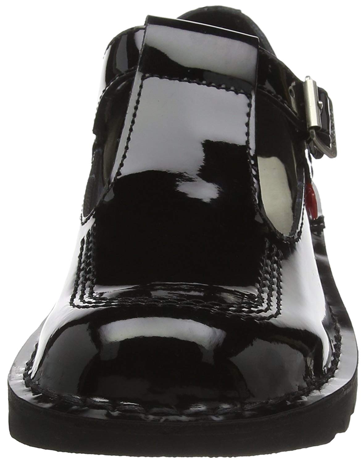 Kickers Kick Aztec Patent Womens Black Shoes-UK 7 / EU 41, 7 UK - Image 2