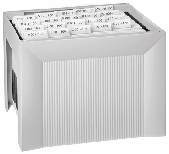 HAN 1905-11, KARAT Suspension file rack. Attractive, exclusive design, holds 35 suspension files, extra strong design, stackable, light-grey - Image 2