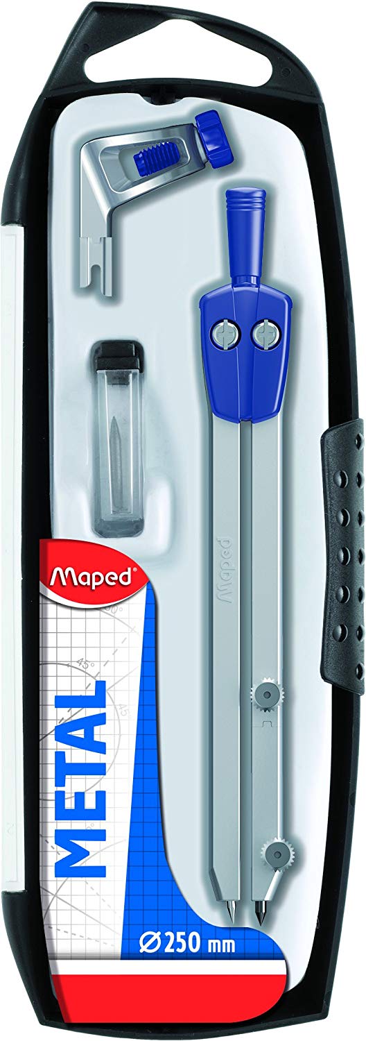 Maped Start Set of 3 M197512 - Compass Box - Grey, gray