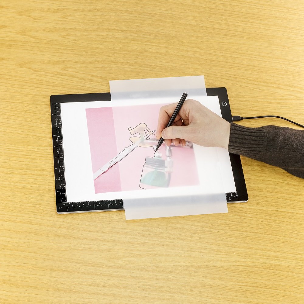 Lightcraft LC2004LED A4 Ultra-Slim Light Box, White - Image 4
