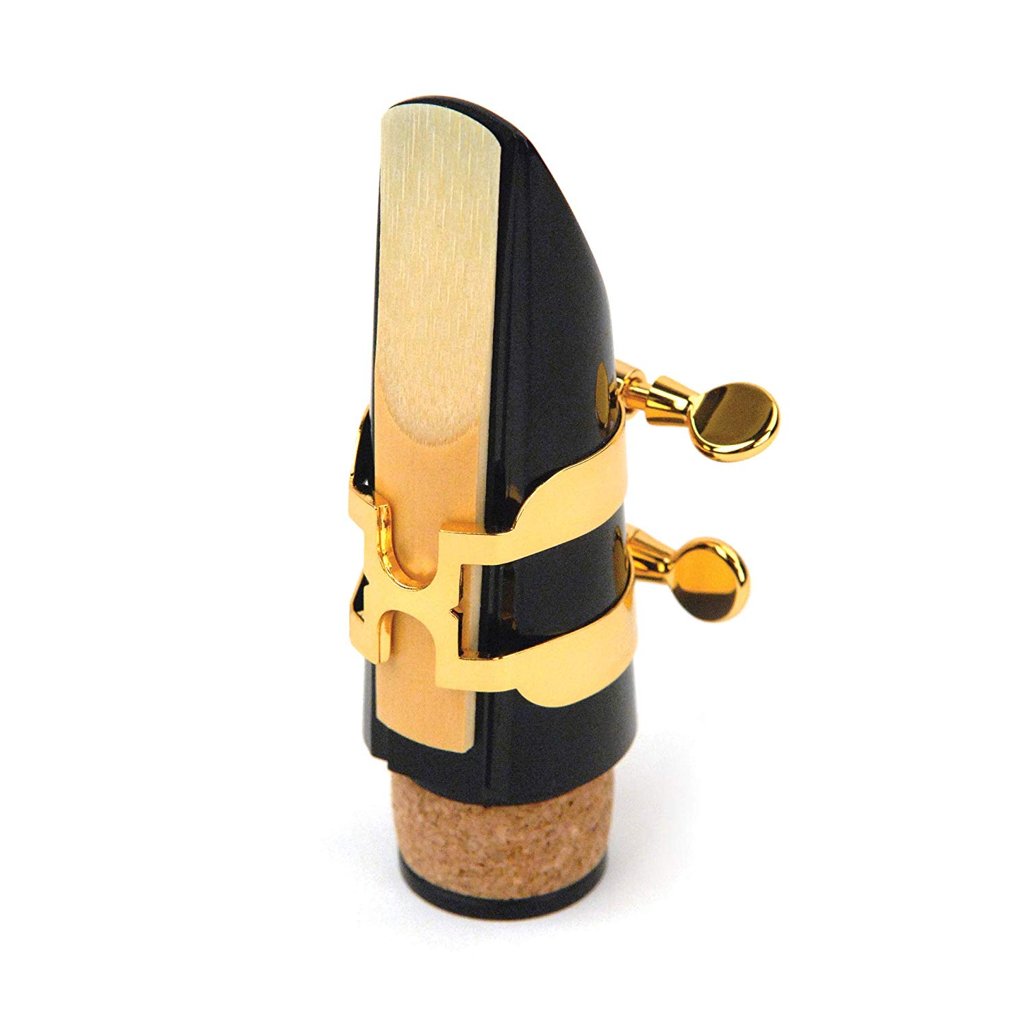 Rico HCL1G Gold Plated H-Ligature and Cap for Bb Clarinet, 0 - Image 3