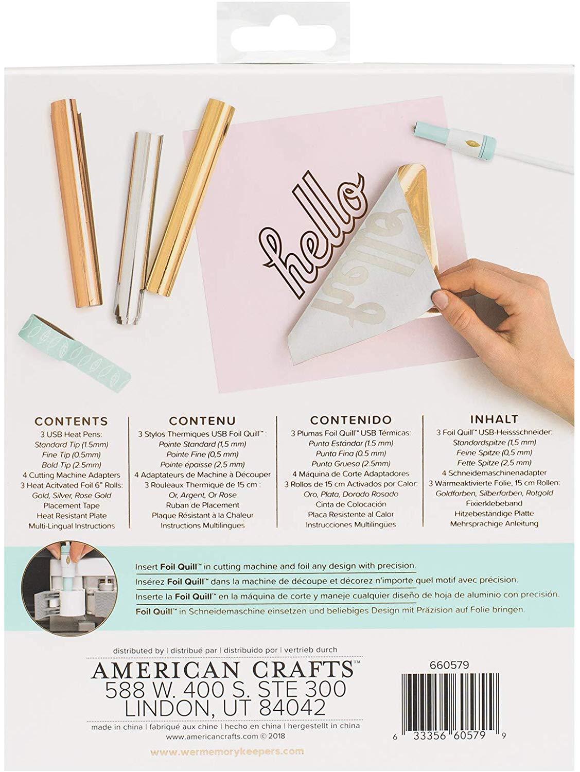 We R Memory Keepers Foil Quill Starter Kit, Value Set Includes Over 12 Items, Multi-colour - Image 2