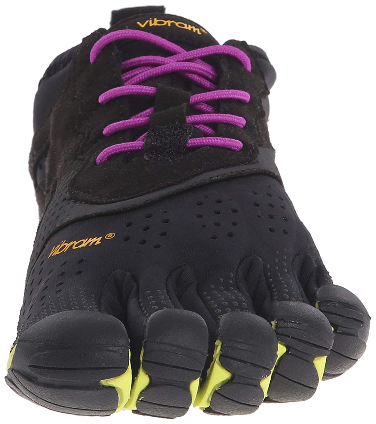 Vibram Fivefingers Bikila Evo, Women's Running Shoes ,Multicolored (Black/Yellow/Purple) 8 UK, Multicolored Black Yellow Purple - Image 2