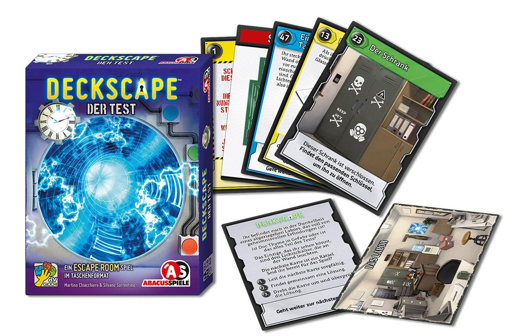 ABACUSSPIELE ABA38172 "Deckscape Der Test" Board Game, Blue, Medium - Image 3