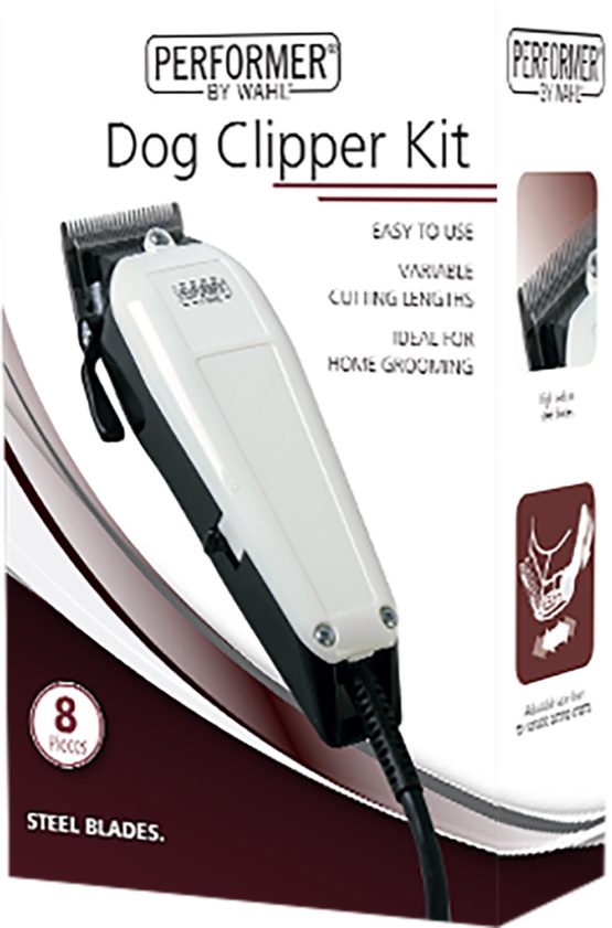 Wahl Performer Dog Clipper, Full Coat Grooming Kit, High Carbon Steel Blades, Pets at Home, Corded Pet Clippers, Powerful and Quiet, 4 Attachment Combs (3,6,9,13 mm) - Image 3