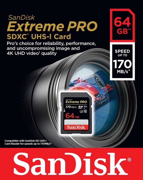 SanDisk Extreme PRO 64GB SDXC Memory Card up to 170MB/s, UHS-1, Class 10, U3, V30 - Image 4