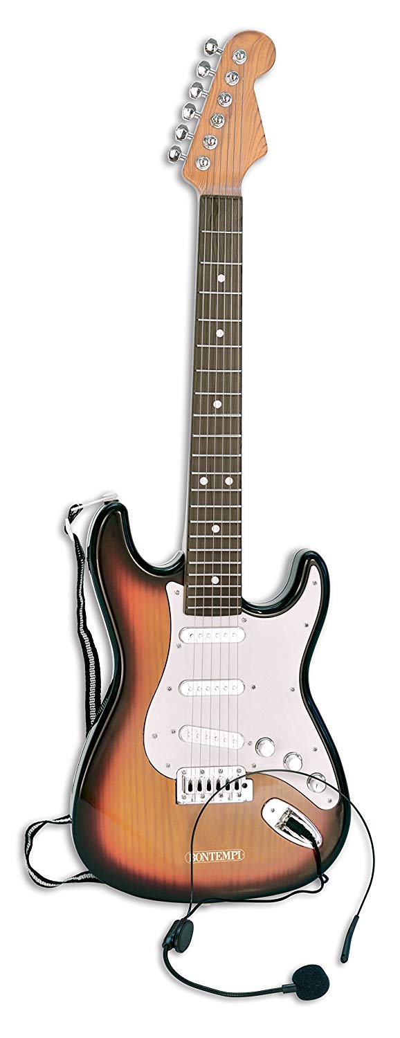 Bontempi 24 1310 1310 Rock Electronic Guitar, Multicolor, 67 x 22 x 4.5 cm