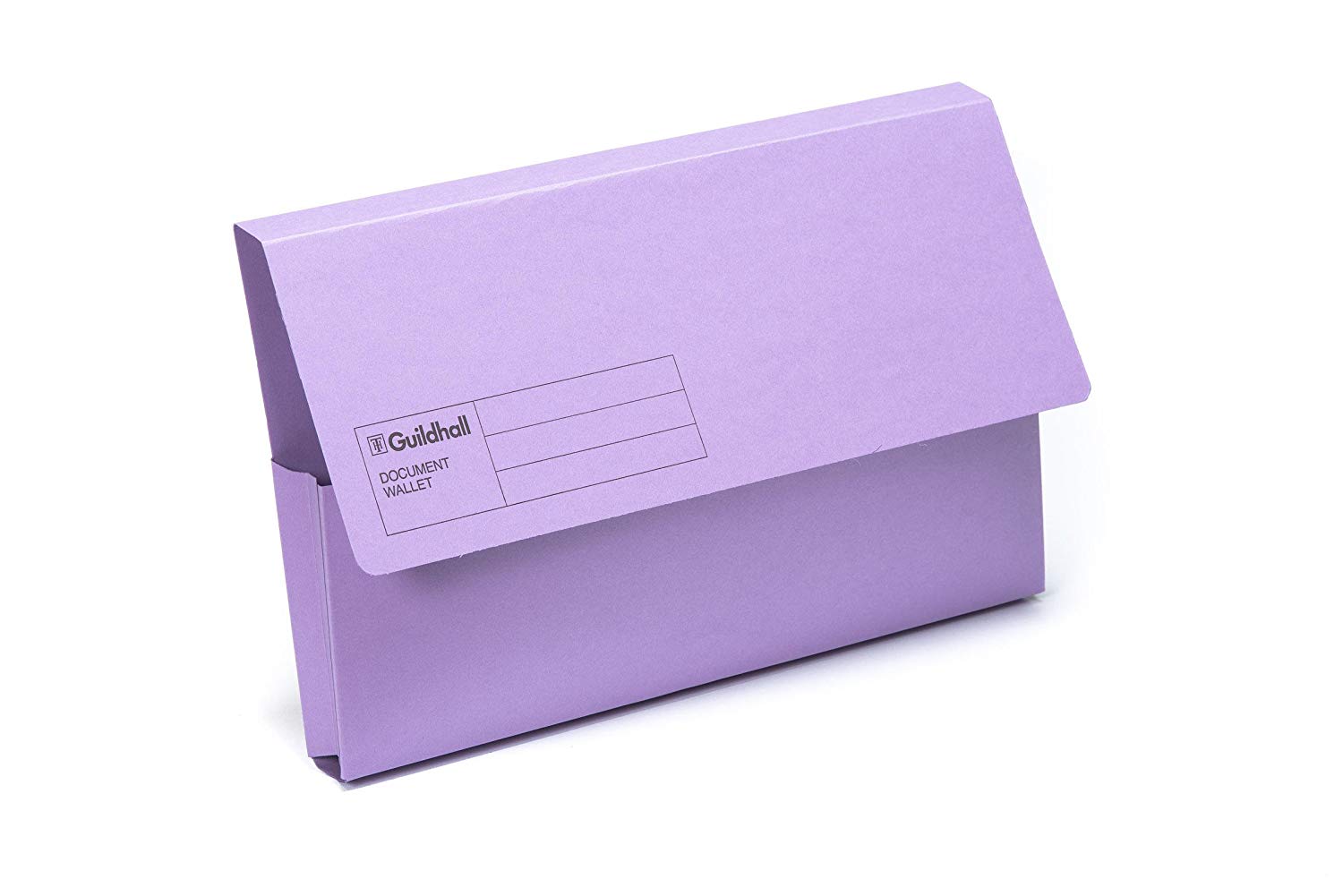 Exacompta Guildhall Document Wallets, 285 gsm, Foolscap - Violet, Pack of 50, 60 - Image 2