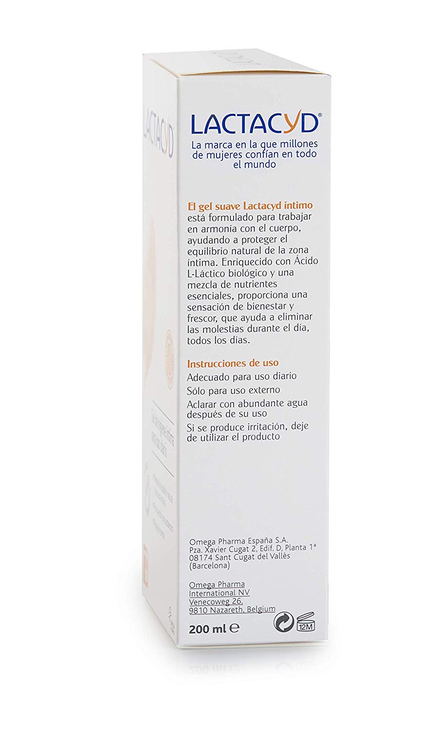 Lactacyd Classico Intimate Hygiene Gel, 200 ml, Colour, 200 ml (Pack of 1) - Image 3