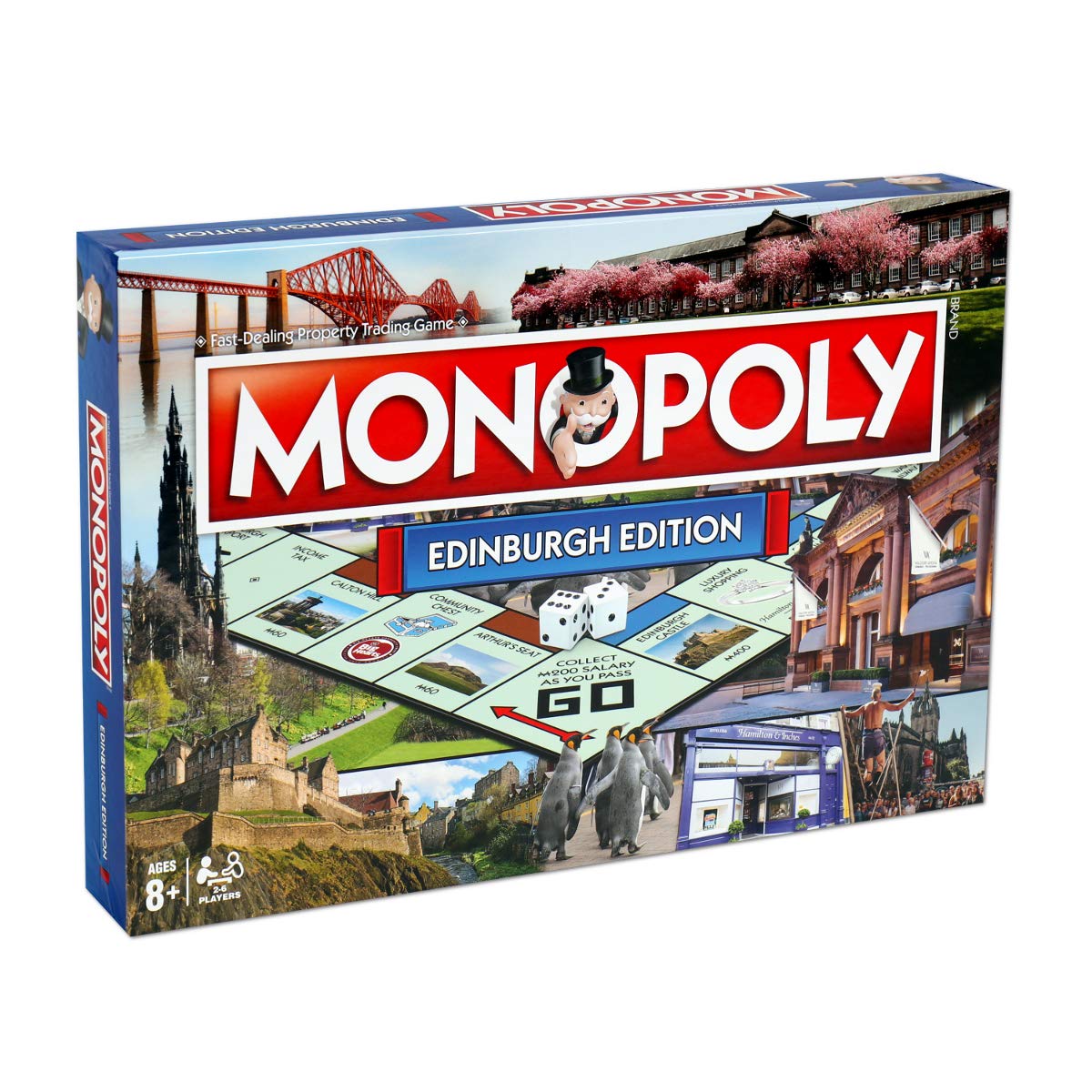 Winning Moves Monopoly Board Game, Edinburgh, One Size, Blue, 5 cm x 40 cm x 26.7 cm