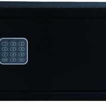 Yale YLV/200/DB1 Laptop Value Safe, Digital Keypad, 15 mm Steel Locking Bolts, Emergency Override Key, Wall And Floor Fixings, Black Finish, 23 Litre Capacity 20 x 43 x 35 cm