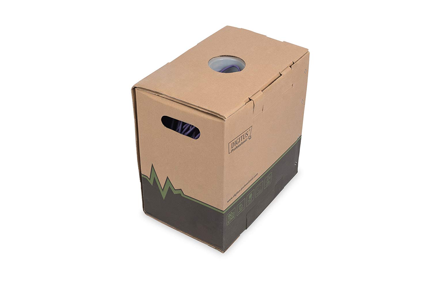 Digitus Cat.6A U/FTP installation cable, 100 m, simplex, Eca, Copper - Image 2