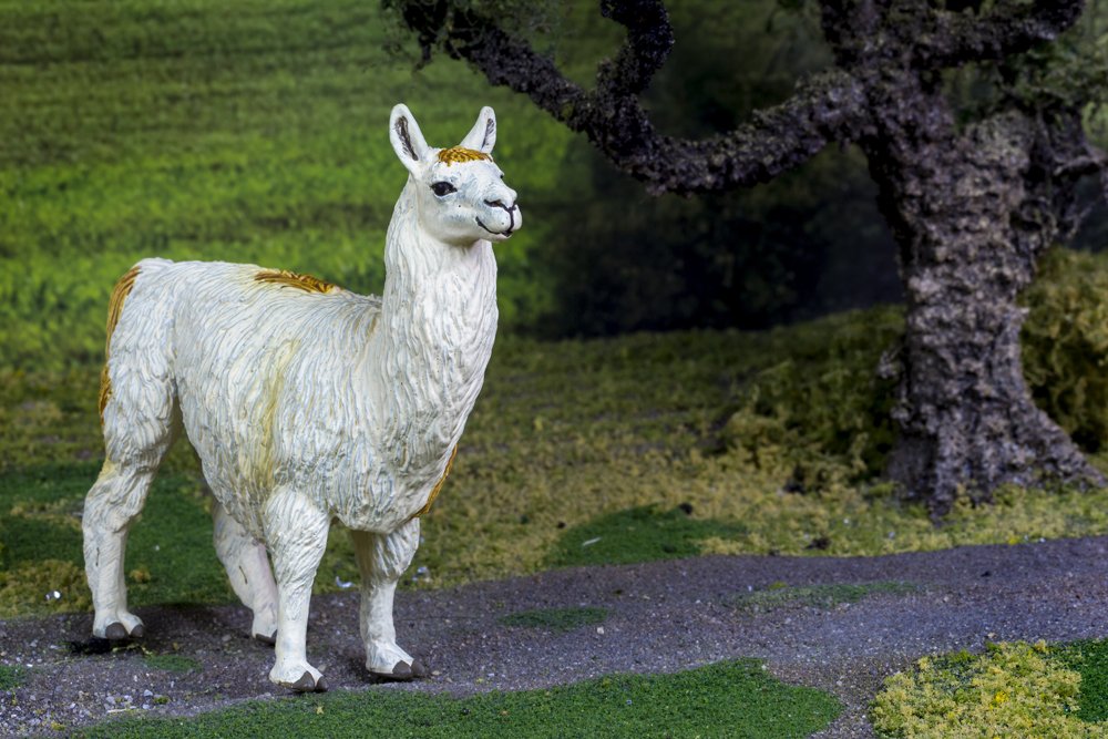 Safari 227429 Llama, Grey,white, 4 inches tall, 4.25 inches long - Image 2