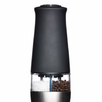 MasterClass MCSNPEMILL 2 in 1 Electric Salt and Pepper Mill with Adjustable Setting, Plastic, Black, 0.328cm x 6.0cm x 6.0cm x 17.0cm