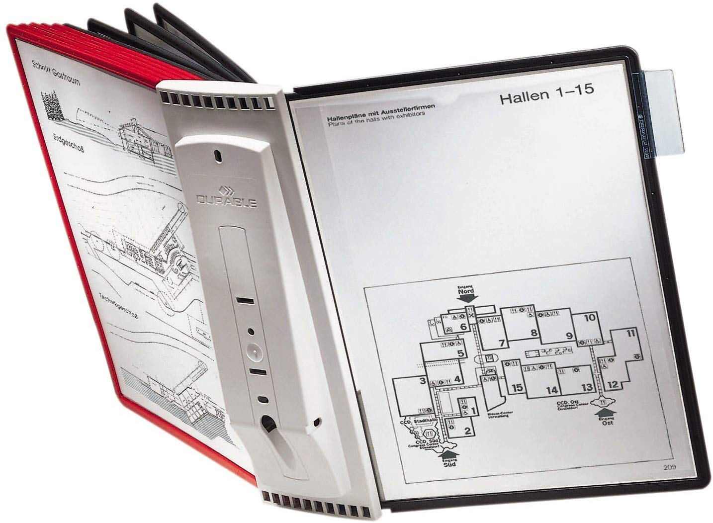 Durable SHERPA Wall Mount for Display Panel System, Grey, 10 boards - Image 3