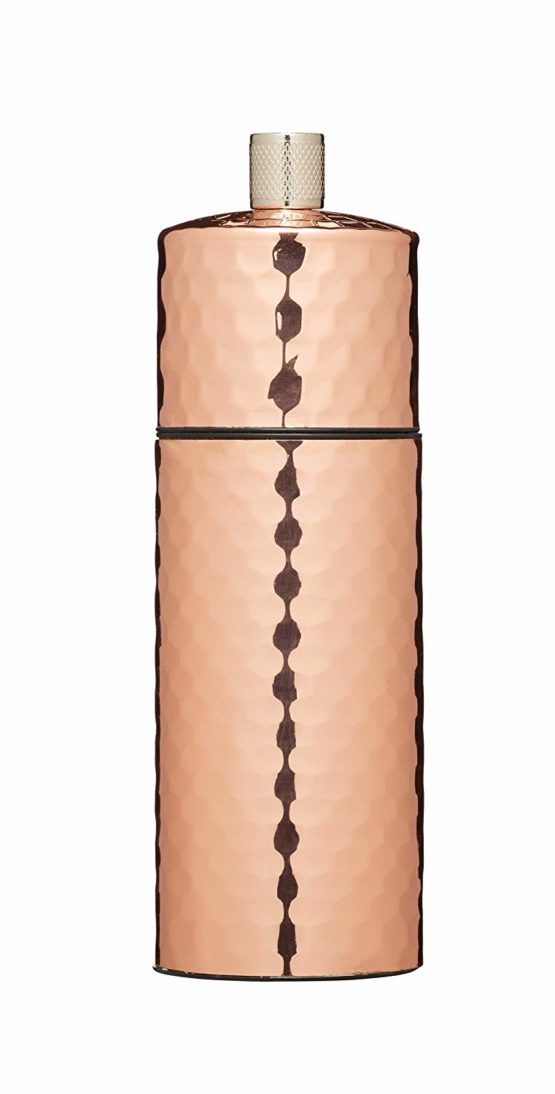 Kitchen Craft MCSNPHAMCOPPEP MasterClass Hammered Copper Pepper Mill, Copper, 15 cm
