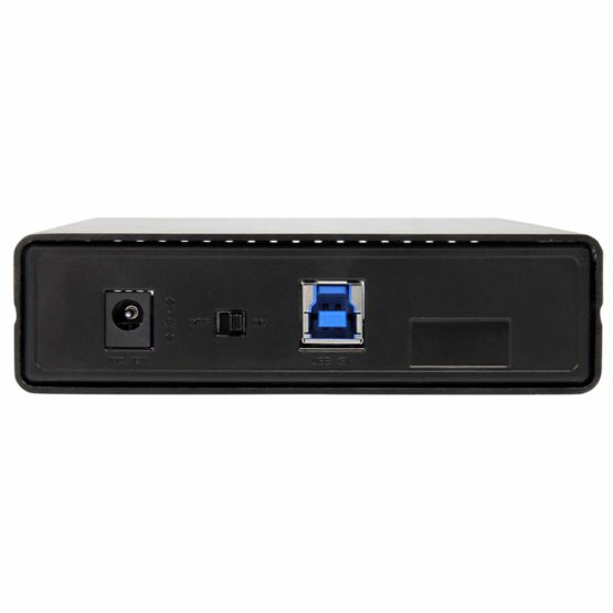 StarTech USB 3.1 Gen 2 External Hard Drive Enclosure for 3.5” SATA Drives - Fan-less UASP Enhanced Single Drive Enclosure (S351BU313), Black - Image 2