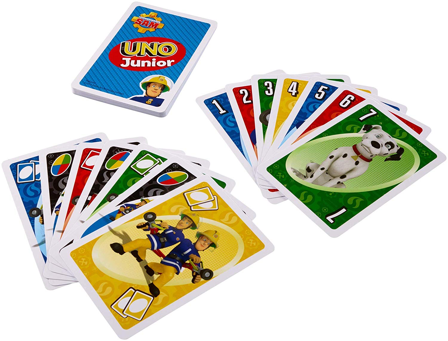 Uno Junior - Fireman Sam Playing Card Game, Multicolor, 0 - Image 2