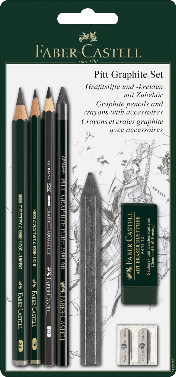Faber-Castell Pitt Graphite Master Set, Black