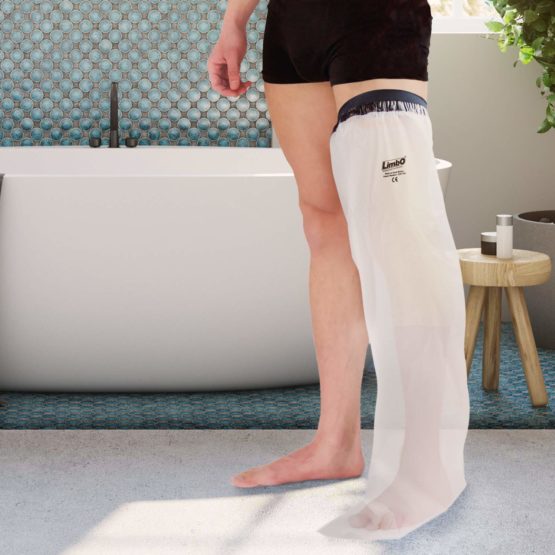 LimbO Waterproof Protectors Cast and Dressing Cover - Adult Full Leg (M100: 52-65 cm Upper Thigh Circ. (5’5–6’0)) - Image 2