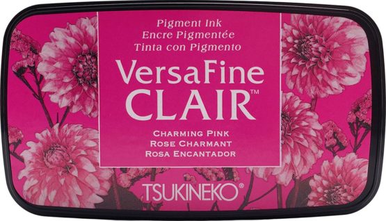 Tsukineko VF-CLA-801 Charming Versafine Clair Ink Pad, Synthetic Material, Pink, 5.6 x 9.7 x 2.3 cm