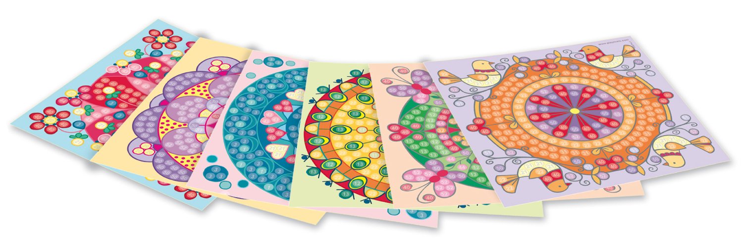 PlayMais TRENDY MOSAIC MANDALA creative craft kit for girls from 6 years, Multi-coloured, Mittel - Image 2