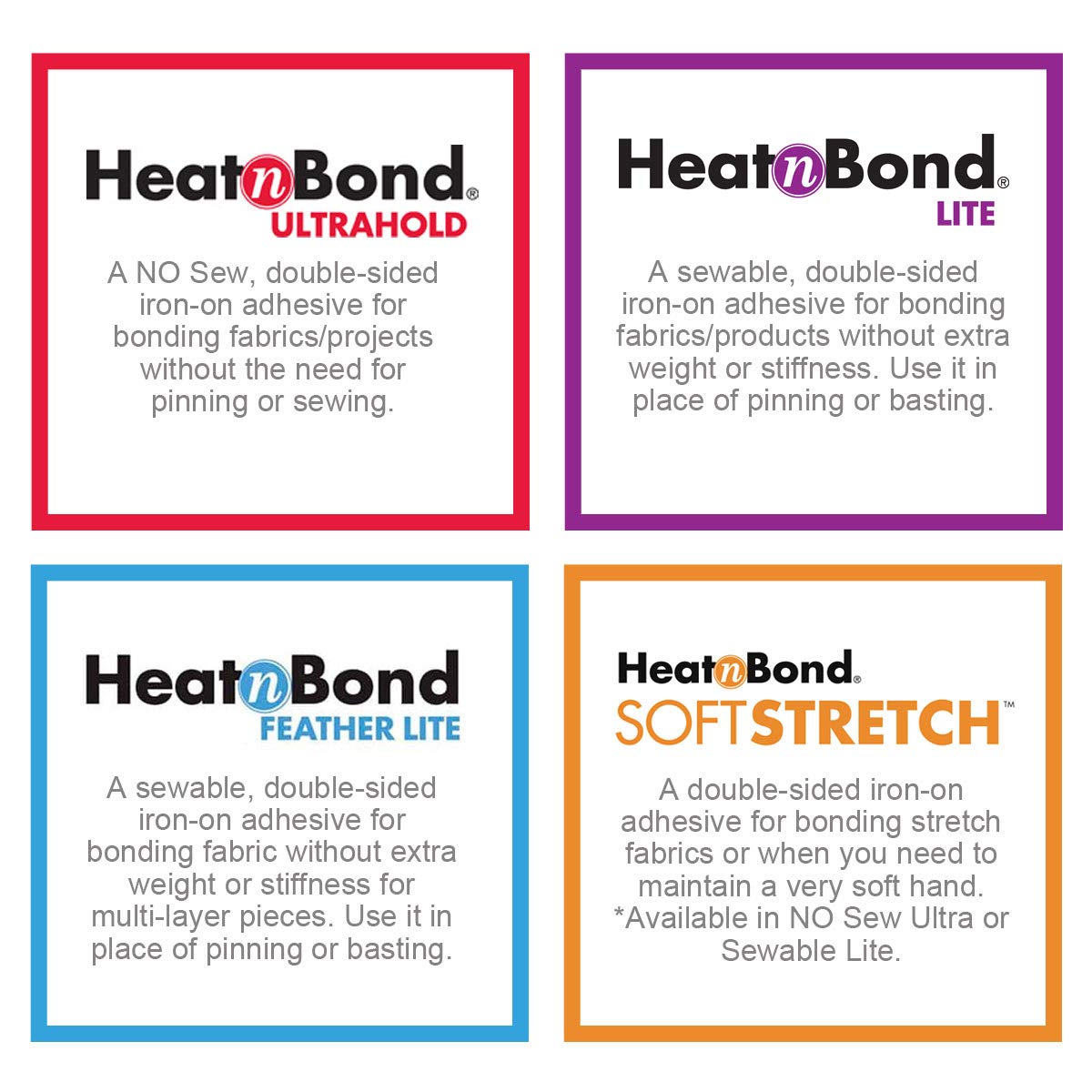 Thermoweb 17-inch x 5 yd Heat-n-Bond Ultra Hold Iron-On Adhesive, White, pack of 1, Clear - Image 4