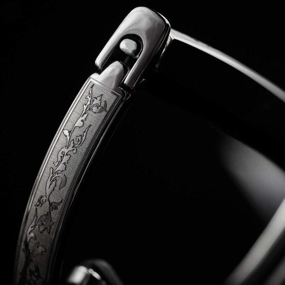 G7th Heritage Guitar Capo (Wide Neck Width) - Style 3 (Acanthus engraving, top and sides) - Image 2