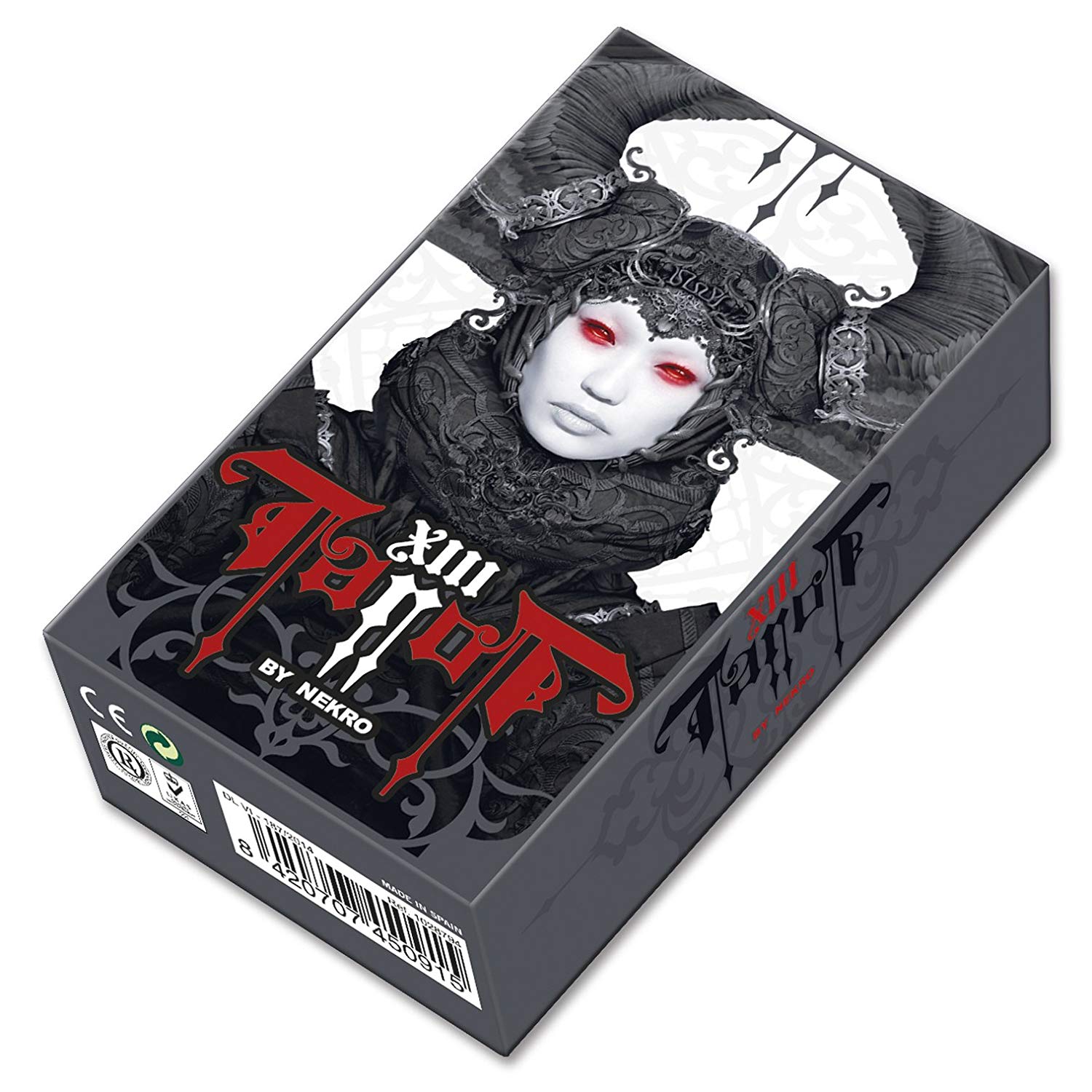 Fournier Nekro Tarot Cards 12cm Black