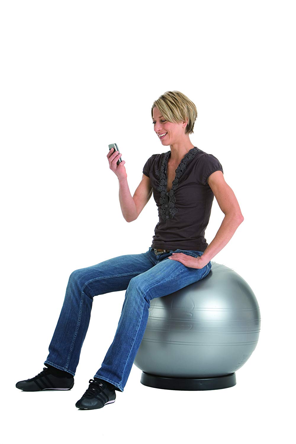 Togu Sitzball Abs Ball - Silver, 75 cm - Image 2