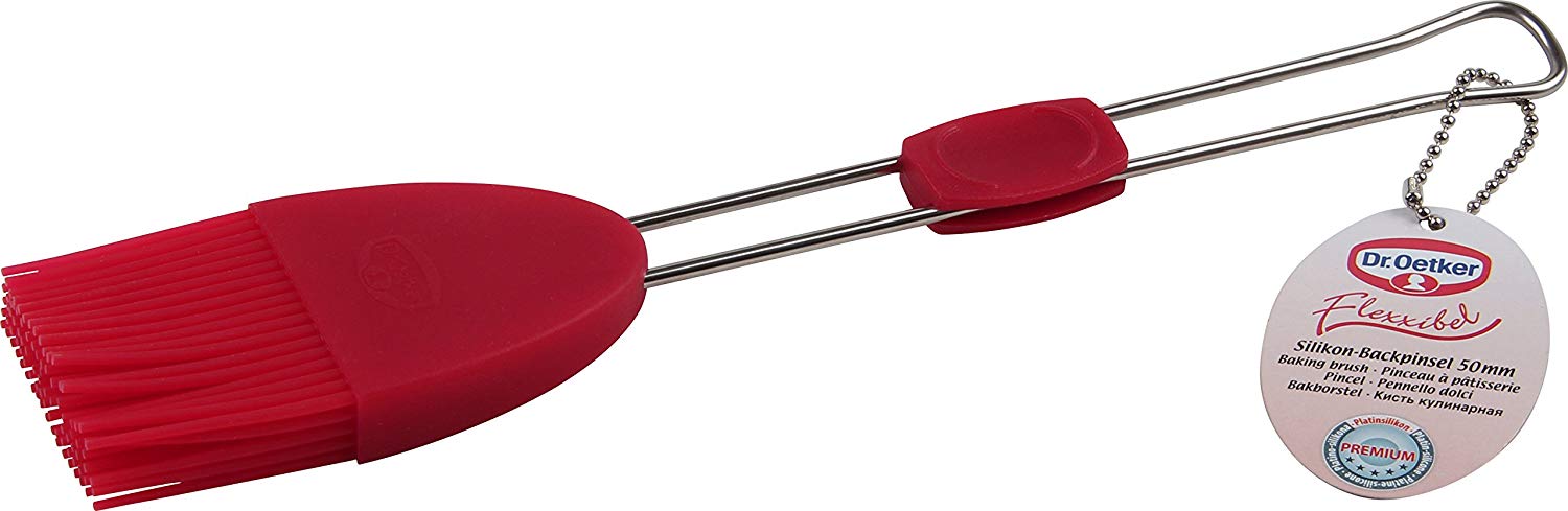 Dr.Oetker Basting Brush Flexxibel of Silicone 5 cm in red, 26.5 x 5 x 2 cm - Image 2