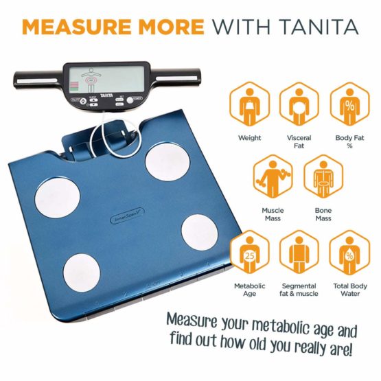 Tanita BC-602 Segmental Body Composition Monitor, Body fat and muscle mass per segment, Leader in BIA, 150Kg max, 3 yr warranty BC602MB21 Blue - Image 3