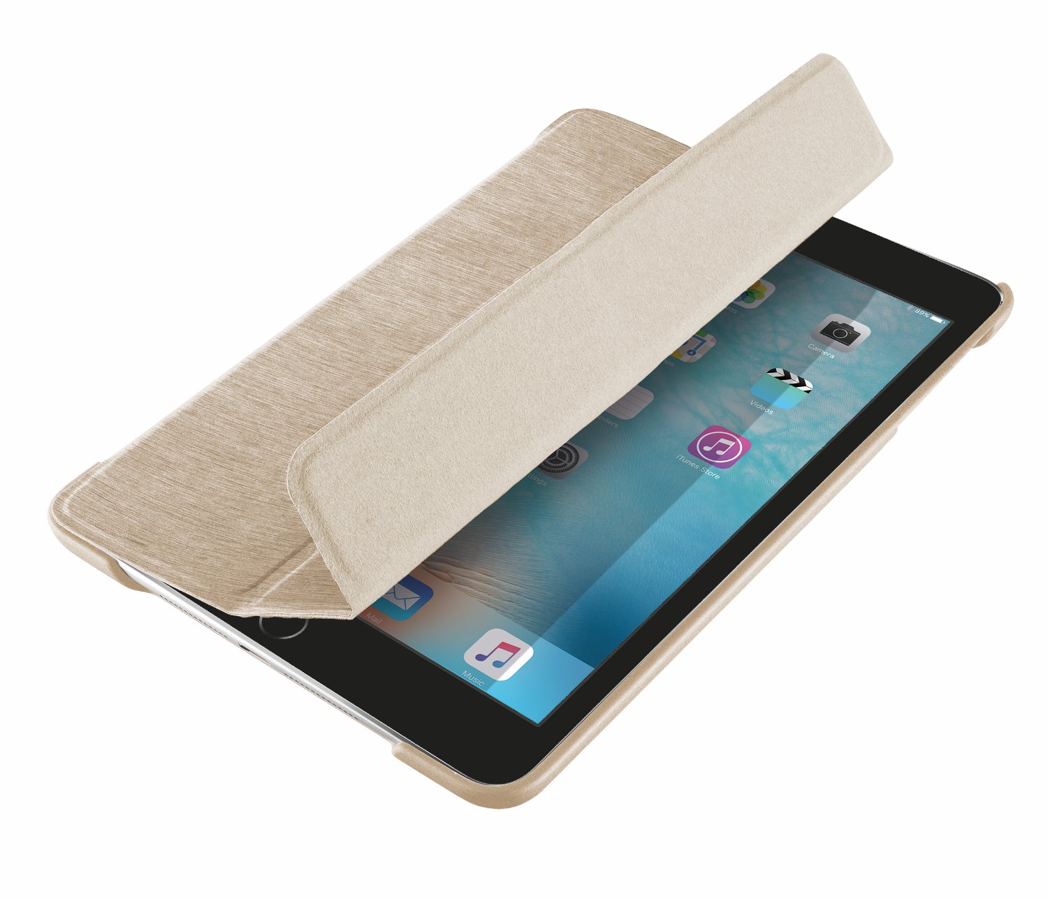 Trust Urban Aurio Smart Folio for iPad Mini 4 - Gold - Image 3