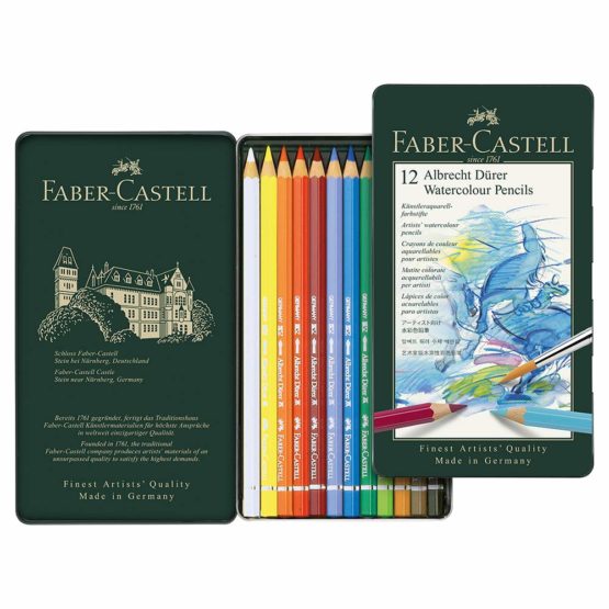 Faber-Castell Albrecht Durer Watercolour Pencils Tin Of 12