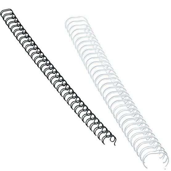 Fellowes 14mm Wire Binding Combs, 100 Pack - Black - Image 2