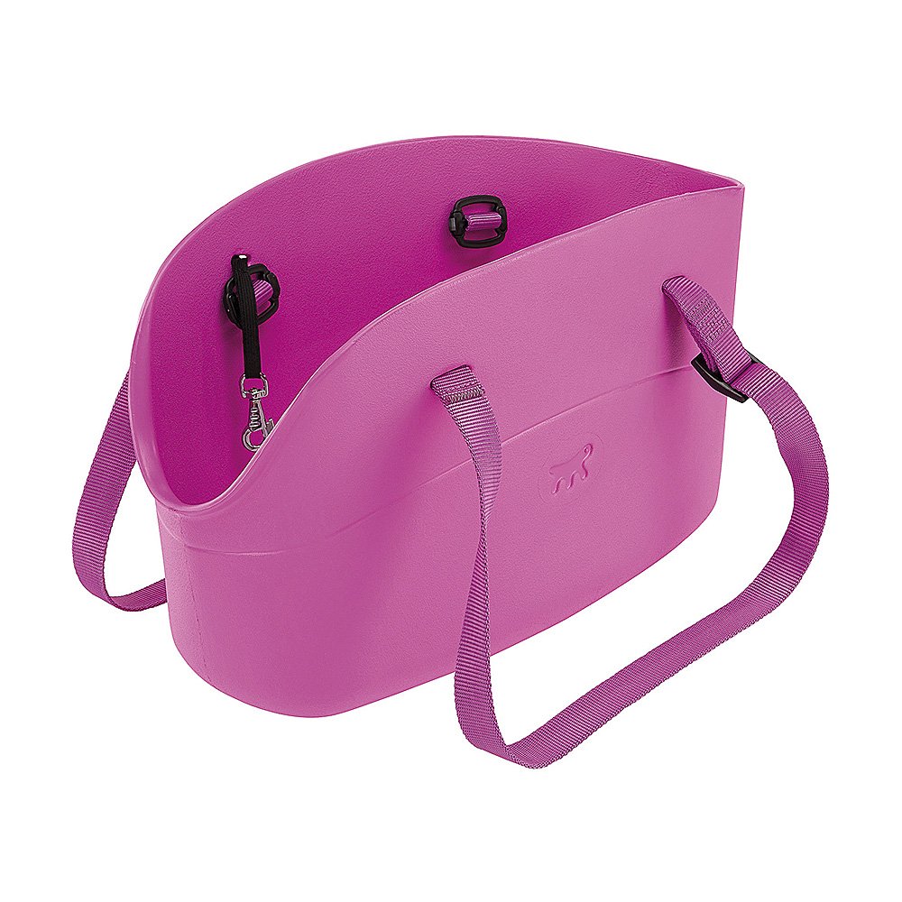 Ferplast With-Me Eva Dog Bag, 14 x 35 x 22 cm, Small, Fuchsia, Pink